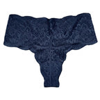 My Way Mid Rise Thong Navy Blue