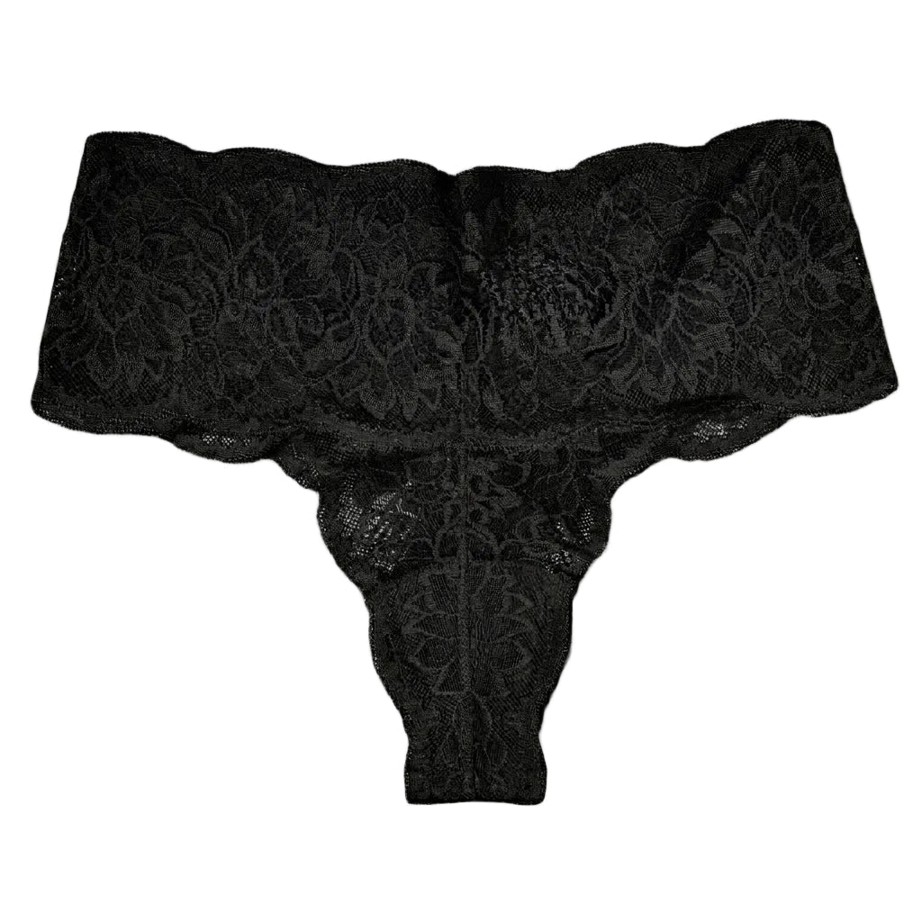 My Way Mid Rise Thong Black