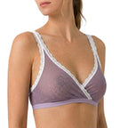 Valentina Cross Bralette Lavender/White