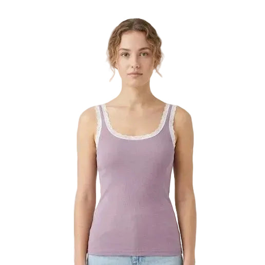 Valentina Camisole Lavender/White