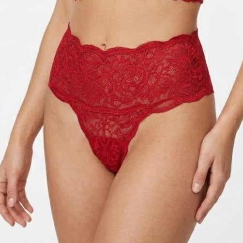 My Way Mid Rise Thong Tango Red