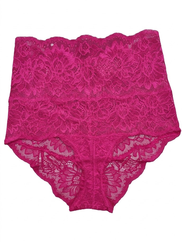 My Way Hi Rise Bikini Fuchsia