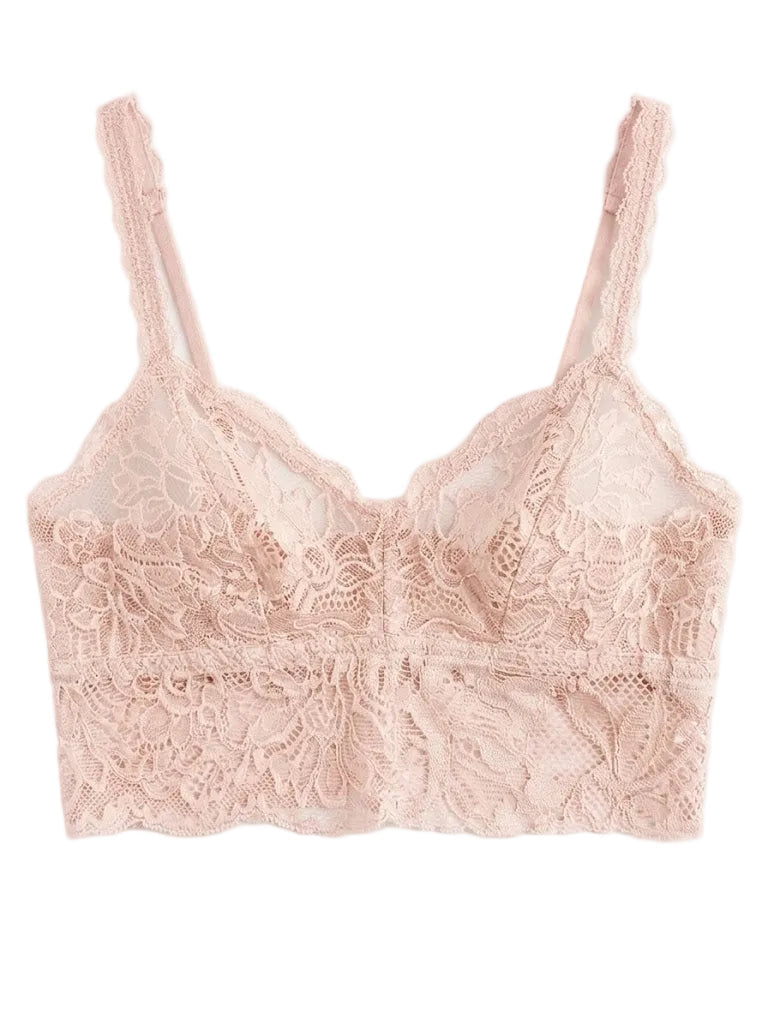 My Way Soft Crop Bustier Pink Lily