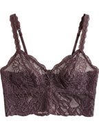 My Way Soft Crop Bustier Peppercorn