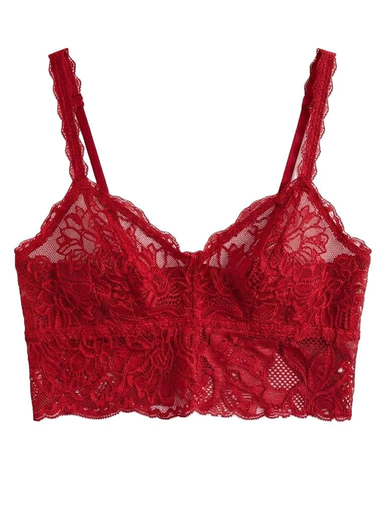 My Way Soft Crop Bustier Tango Red