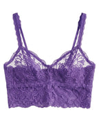 My Way Soft Crop Bustier Royal Purple