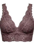My Way Long Line Bralette Peppercorn