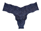 My Way Low Rider Thong Navy Blue