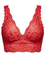 My Way Long Line Bralette Tango Red