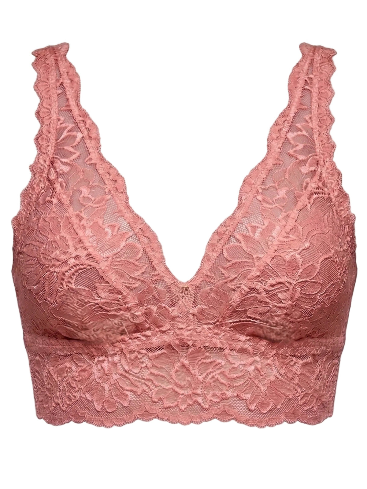 My Way Long Line Bralette Calypso Coral
