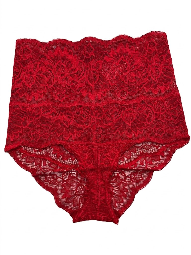 My Way Hi Rise Bikini Tango Red