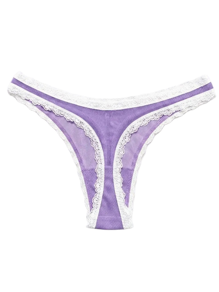 Valentina Low Rider Thong Lavender