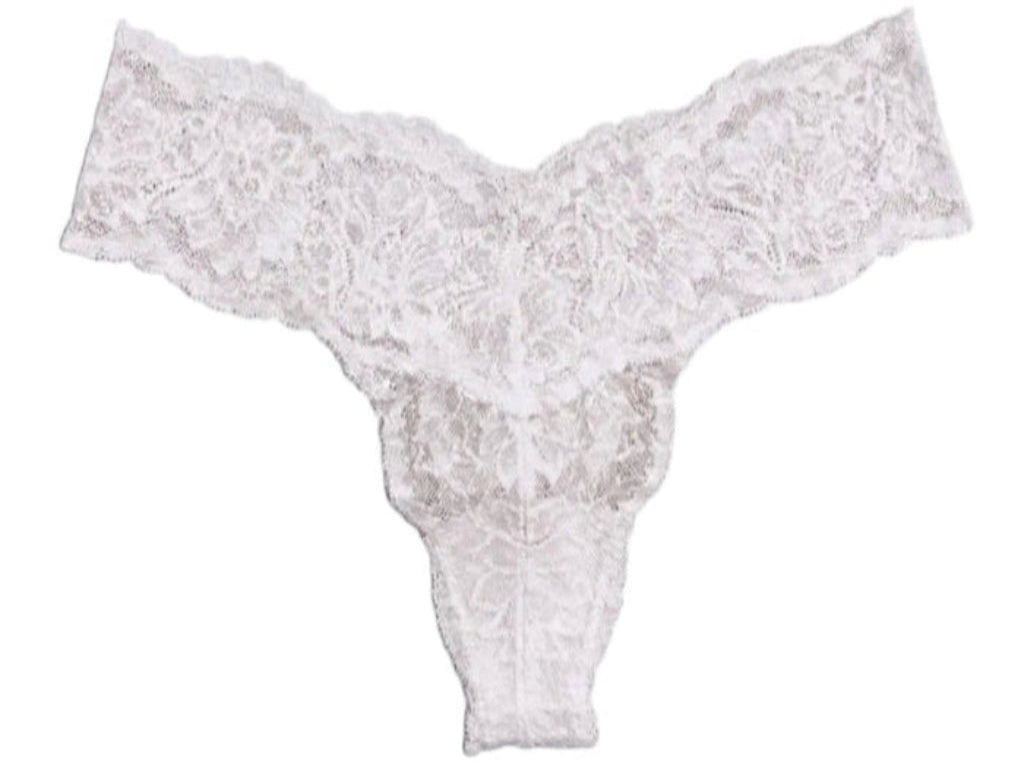 My Way Low Rider Thong Lucent White