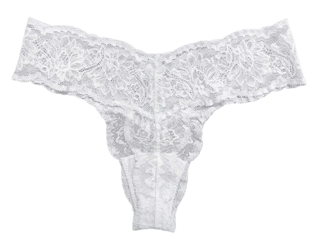 My Way Low Rider Thong Lucent White