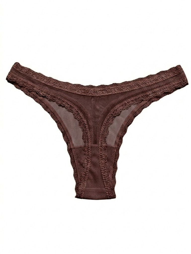 Valentina Low Rider Thong Peppercorn