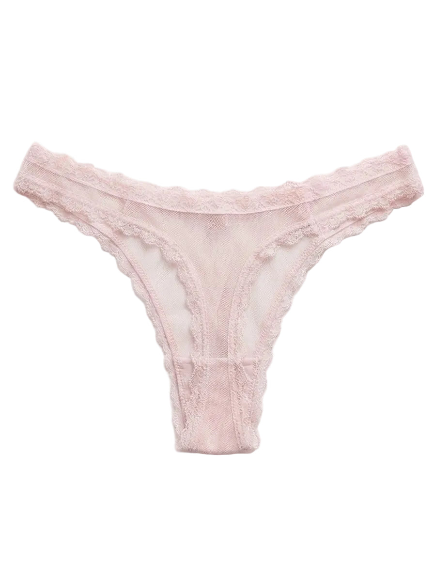 Valentina Low Rider Thong Pink Lily