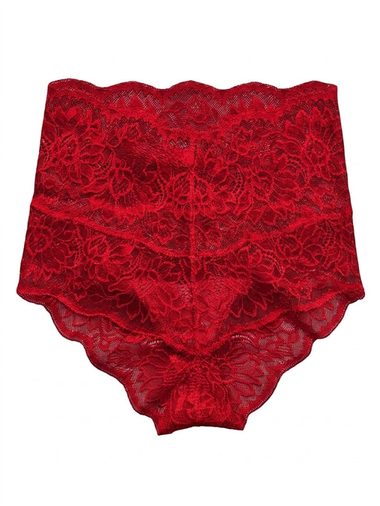 My Way Hi Rise Bikini Tango Red